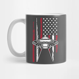 Aliens with a flag Mug